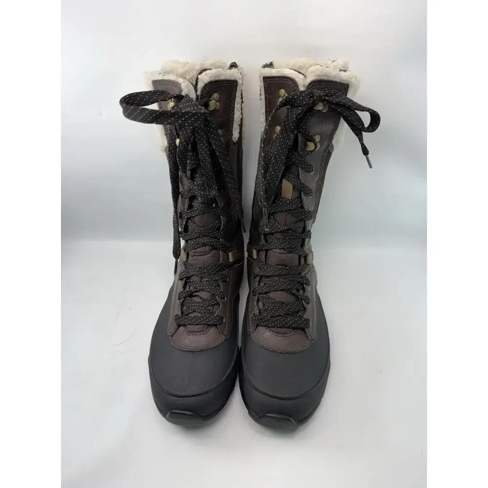 Merrell Aurora Tall Espresso Brown US 7 EU 37.5 Waterproof Winter Snow Boots - Picture 4 of 9